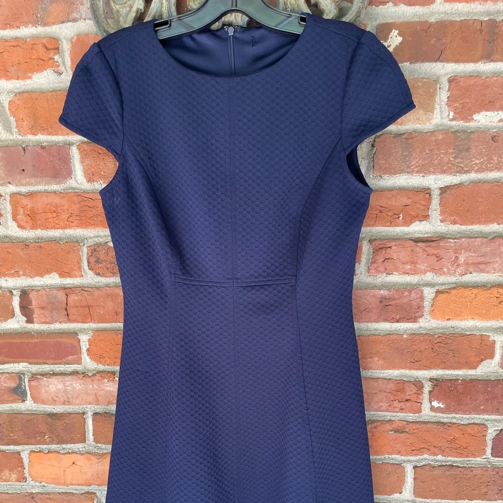 All occasions navy dress with cap sleeves Size Small